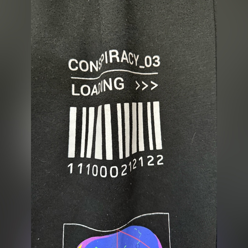 Error Code Black Graphic Joggers - image 4